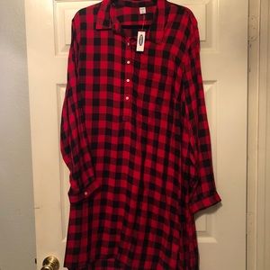Old navy buffalo plaid dress